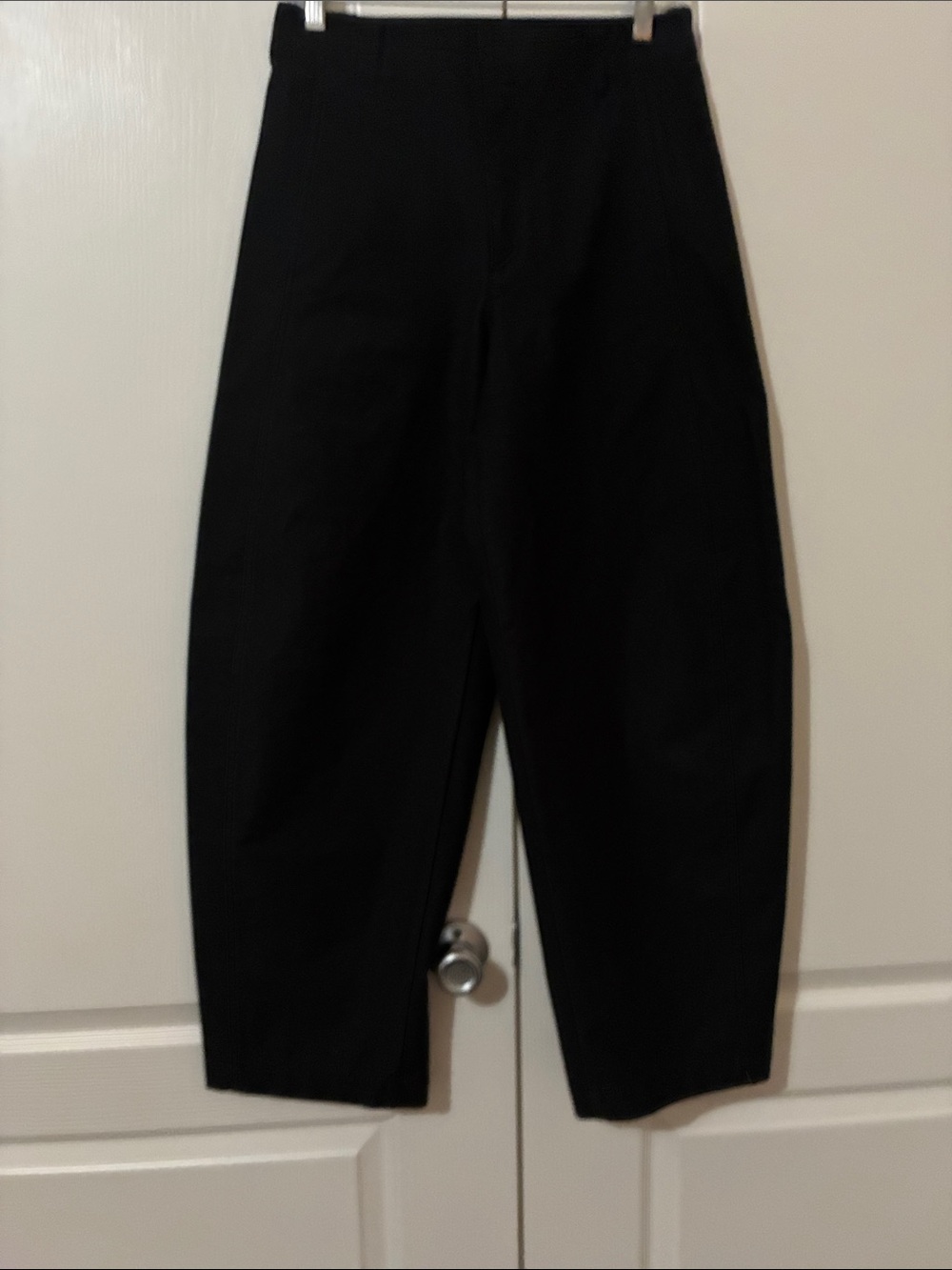 Uniqlo Black Women's barrel Jersey Pants